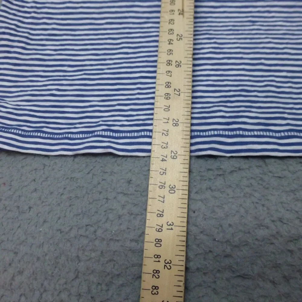 Vineyard Vines Shirt Mens Large Island Polo Striped Blue Pocket Cotton Preppy - Picture 7 of 9